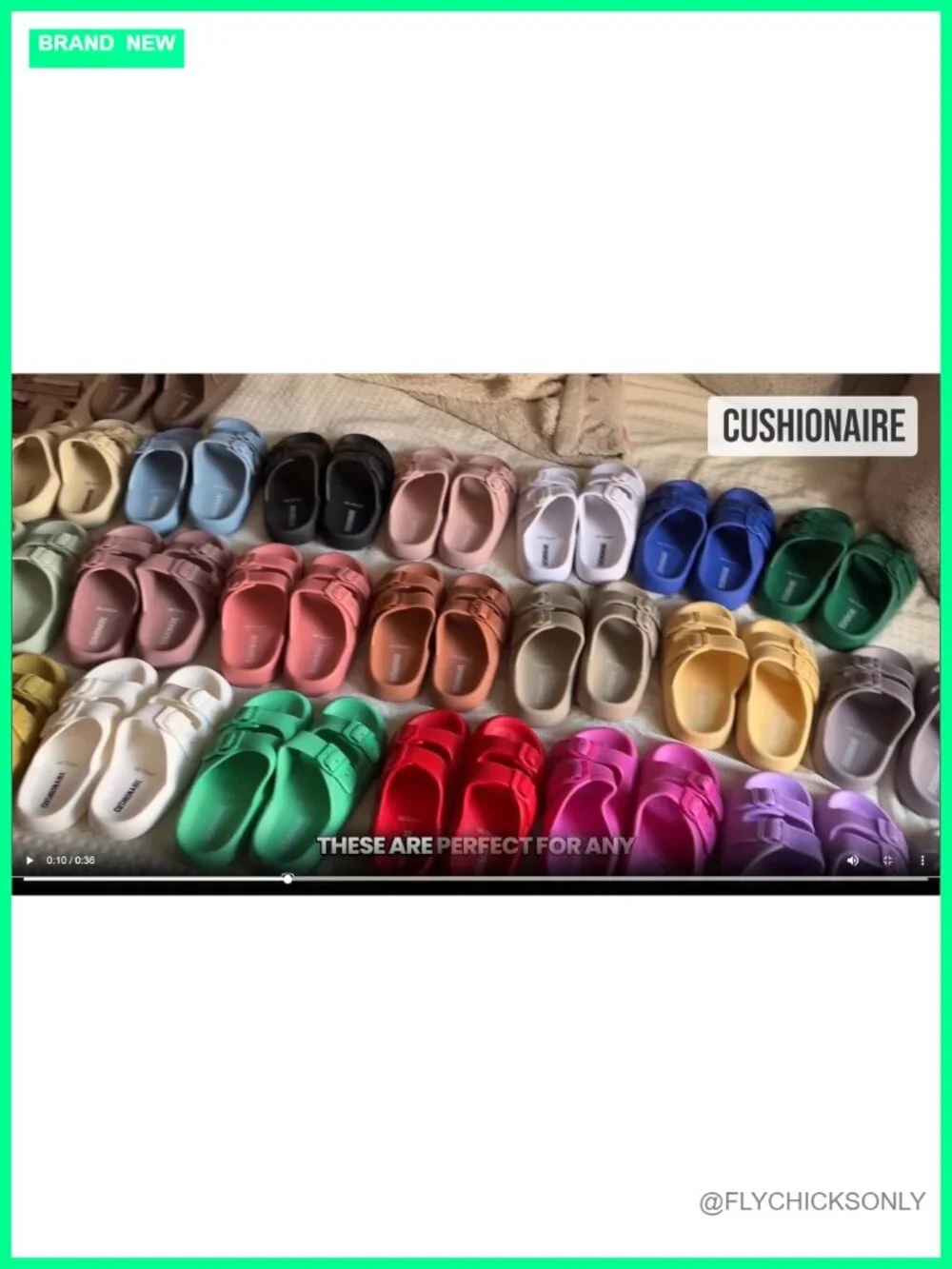 Women's Adjustable Double Buckle EVA Cloud Slides Sandals